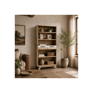 Librero de Madera Marca SOHO de la Mejor Calidad, 1850 mm de Altura, Nuevo Diseño, Muebles para Dormitorio, Fabricante Vietnamita - Product Image 1