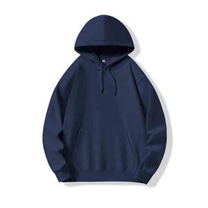Sweat à capuche zippé intégral noir oversize 500 g/m² pour homme, streetwear d'hiver avec broderie, sweat à capuche épais délavé à l'acide personnalisé - Product Image 5