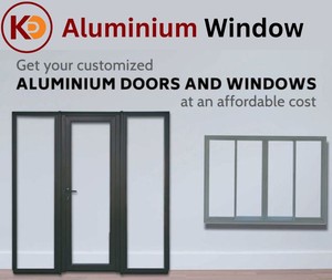 Ventana de Aluminio KD, Diseño Moderno, Tipo Abatible, Insonorizada, para Hogar u Oficina - Product Image 3
