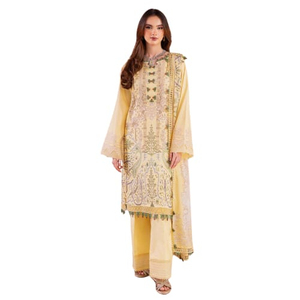 Traje pakistaní étnico para fiesta de mujer, Salwar Kameez de tela Lawn con costuras Patiala, venta al por mayor, cintura natural pakistaní - Product Image 6