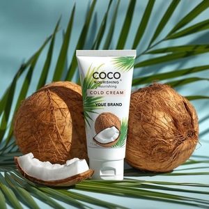Crème nourrissante Coconu pour peaux sèches, hydratation intense, crème pour le visage d'hiver, fabricant OEM, étiquette privée - Product Image 4