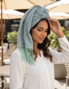 Premium Womens Silk Square Scarf Lightweight Digital <b>Print</b> Custom Fabric Fashion <b>Accessories</b> OEM Manufacturer Supplier - Product Image 3