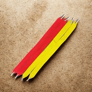 เชือกโพลีเอสเตอร์สีเหลืองลายก้างปลาแบบแบน กว้าง 1.8 ซม. ปลายโลหะ สำหรับหูหิ้วกระเป๋าช้อปปิ้ง - Product Image 2