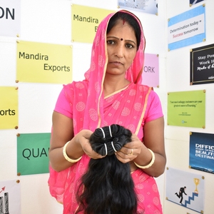 Vente en gros d'extensions de cheveux humains vierges Faisceaux ondulés naturels à double trame Boucles ondulées style temple péruvien Fabricant direct direct - Product Image 5