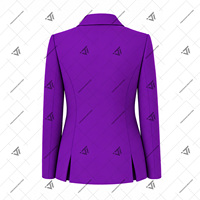 Blazer formel personnalisé en coton brodé 100% pour le Conseil National des Femmes Noires (CNFN), Manteau d'affaires, Accessoires grecs
