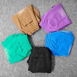 Pantalon de jogging personnalisé pour homme, style déchiré, avec poches, coupe évasée, décontracté, streetwear, effet délavé, style hip-hop - Product Image 4