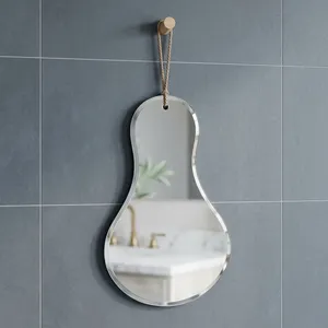 Artisan Design Modern Wall Mount <b>Brass</b> Frame Durable <b>Mirror</b> Surface <b>Bathroom</b> Living Room Luxury Decorative Use Beveled <b>Mirror</b> - Product Image 5