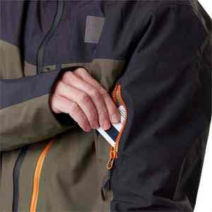 Vestes pour hommes, veste de ski technique à capuche de haute qualité personnalisée, veste de ski imperméable en softshell, veste de ski d'hiver pour hommes - Product Image 3