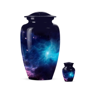 Galaxy Aluminum Cremation Urn Adult Ashes <b>Memorial</b> <b>Keepsake</b> Vase Custom Color Commemoration Decoration - Product Image 6
