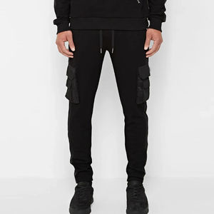 Ensemble de survêtement pour homme de haute qualité, 100% coton, uni, logo personnalisé, streetwear, multi-poches, vente en gros - Product Image 5