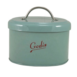 <b>Storage</b> Boxes and <b>Bins</b> Custom Food Grade Airtight Animal Candy Packing Metal Round Empty Dog Food Treats <b>Storage</b> Container - Product Image 2