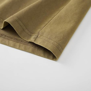 T-shirt délavé à l'acide avec marbrure gris clair sur toute la surface, coupe classique, mélange de coton doux, col rond, manches courtes - Product Image 3
