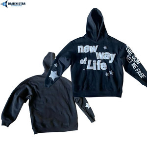 Sudadera con Capucha Oversize de Algodón, Estilo Urbano, Unisex, con Logotipo Personalizado - Product Image 4