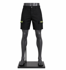 Men's <b>Black</b> <b>Cargo</b> <b>Shorts</b> Custom Utility Workwear Multi Pocket Outdoor Casual Tactical <b>Shorts</b> OEM Wholesale Apparel Supplier - Product Image 1