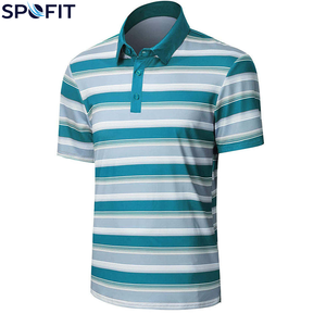 Polo unisexe personnalisé 100 % polyester, tissu tricoté respirant uni, brodé et imprimé, chemises d'été à logo frontal, séchage rapide - Product Image 1