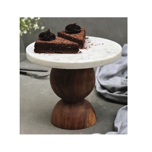 Wooden and <b>Marble</b> Latest Design Royal <b>Cakes</b> <b>Stand</b> Manufacturer Wholesaler <b>Cake</b> <b>Cake</b> <b>Stand</b> Home & Decoration - Product Image 1