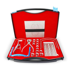 Kit dentaire manuel de qualité supérieure en acier inoxydable, instruments chirurgicaux incluant un kit de barrage dentaire, un cadre, des pinces, des crochets, un perforateur, certifié CE - Product Image 2