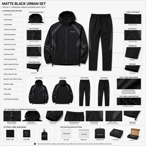 Panel Design Lightweight Summer Running Suit Waterproof Polyester Fabric Adjustable Hood Drawstring Custom for Logo Solid Unisex - Product Image 5