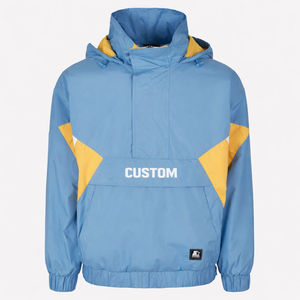 Veste coupe-vent personnalisée pour homme, streetwear, à capuche, coupe-vent, résistante à l'eau, veste de sport d'extérieur - Product Image 1