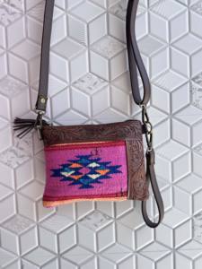 Nouvel arrivage de sacs à main couleur marron jacquard sacs de sculpture bohème usinés à la main sacs de couverture de selle aztèque élégants pour femmes - Product Image 4