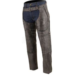 Pantalon de motard en cuir pleine fleur à prix de gros, finition élégante, conçu pour une performance extérieure durable - Product Image 6