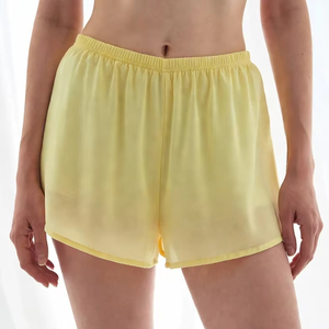 กางเกงขาสั้นออกกำลังกายผู้หญิงดีไซน์ใหม่ เอวสูง ยกกระชับสะโพก ระบายอากาศ แห้งเร็ว เหมาะสำหรับเล่นโยคะและออกกำลังกาย - Product Image 1