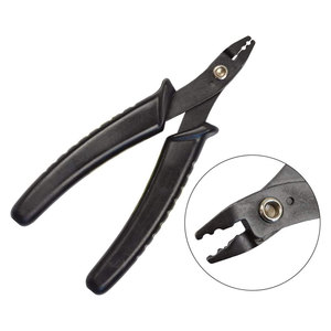 Pince à sertir professionnelle pour extensions de cheveux noirs, outil à micro-perles durable en acier inoxydable pour l'installation d'extensions capillaires - Product Image 3