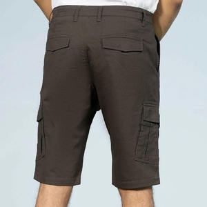 <b>Men's</b> 100% Cotton Summer Vintage <b>Camo</b> <b>Cargo</b> Overalls Eco-Friendly Quick Dry Breathable High Waist Washed Patchwork Shorts - Product Image 2