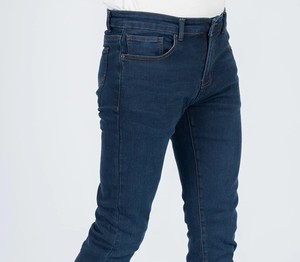 Jeans pour homme de qualité supérieure, coupe classique, taille haute, denim slim, style streetwear imprimé, coupe droite, jeans décontractés - Product Image 5