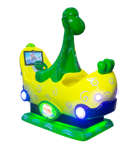 डायनासोर डिजाइन शैक्षिक रेसिंग मिनी फाइबरग्लास 3 डी सिक्का संचालित गेम मशीन बच्चों के लिए खेल का मैदान - Product Image 3