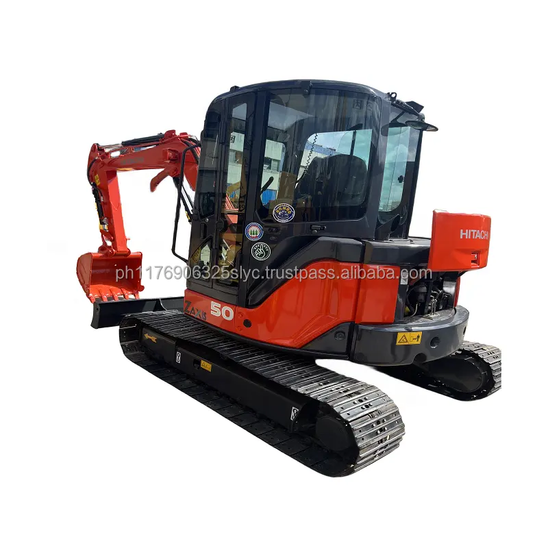 Escavatore smail usato Hitachi _ ZX50U mini invia escavatore manuale _ stock aziendale