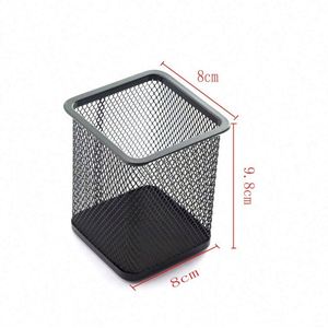 Organizador de Escritorio Metálico con Malla Cuadrada para Tazas, Bolígrafos y Lápices - Product Image 4