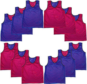 Pantalones Cortos Deportivos Sublimados Personalizados para Fútbol, Chalecos de Entrenamiento, Chalecos Deportivos Personalizados para Equipos, Transpirables, de Malla de Poliéster - Product Image 5