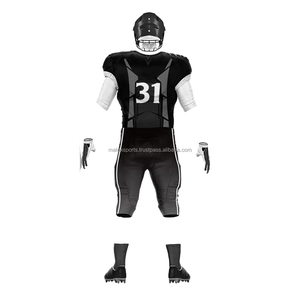Uniformes de Fútbol Americano Personalizados de Alta Calidad, 100% Poliéster, Manga Corta, Transpirables, Nuevos - Product Image 1