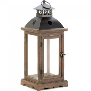 Elegant Modern Shape Tempered Glass Candle Pillar Holder <b>Lanterns</b> <b>Black</b> Metal Frame Handmade 3 Sizes Christmas Home Decoration - Product Image 6