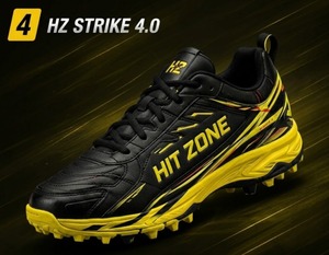 รองเท้าคริกเก็ต HIT ZONE รุ่นพรีเมียม รองเท้ากีฬาคุณภาพสูง รองรับแรงกระแทก พื้นรองเท้ายืดหยุ่น ระบายอากาศได้ดี เหมาะสำหรับการแข่งขันและการฝึกซ้อม - Product Image 2