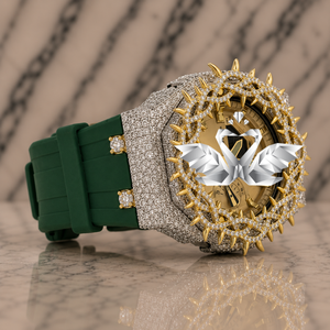 Luxury <b>Automatic</b> Moissanite Diamond Watch Men Full VVS Stone Stainless Steel Watch - Product Image 2
