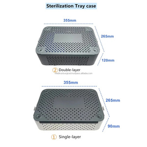 Boîte de Stérilisation en Aluminium de Qualité Supérieure pour Scie à Os Multifonctionnelle, Plateau Stérilisé Simple et Double Couche, Boîte à Double Plateau - Product Image 6