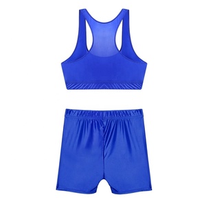 Femmes brillant <span class=keywords><strong>débardeur</strong></span> avec short ensembles <span class=keywords><strong>maillot</strong></span> <span class=keywords><strong>de</strong></span> <span class=keywords><strong>bain</strong></span> pour sport Fitness Yoga maillots <span class=keywords><strong>de</strong></span> <span class=keywords><strong>bain</strong></span> Gym entraînement plage piscine natation surf - Product Image 5