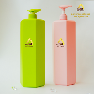 750ml HDPE Rectangular Cylinder <b>Shampoo</b> <b>Dispenser</b> <b>Bottle</b> Foam Pump Custom OEM Logo Lotion Oil Packaging NBT Factory Supplier - Product Image 2