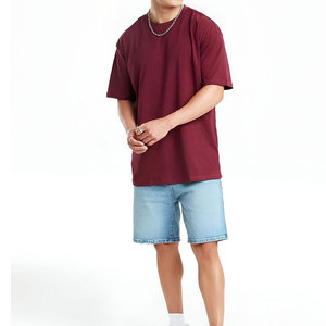 เสื้อยืดแขนสั้นสไตล์เรียบง่ายสำหรับฤดูร้อน ผ้าถักเนื้อนุ่ม ใส่สบาย 100% ผ้าฝ้าย ทรงปกติ ระบายอากาศได้ดี ไม่ยับ น้ำหนัก 220 กรัม รับสั่งทำ - Product Image 6