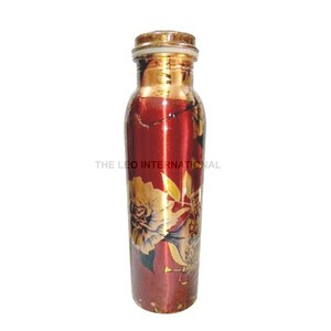 Sustainable Hammered Design <b>Copper</b> Water <b>Bottle</b> for <b>Drinking</b> Water Juice Storage <b>Copper</b> <b>Bottles</b> Ayurveda Health Benefits - Product Image 2