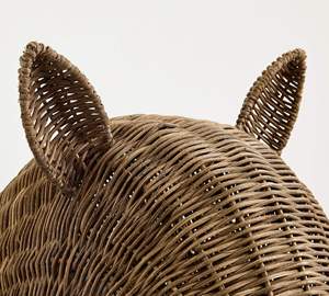 Delicate Woven Horse Head Accent Piece rattan <b>decorate</b> kid Natural Material For <b>Nursery</b> Room Wall Hanging <b>Decorate</b> Item - Product Image 2