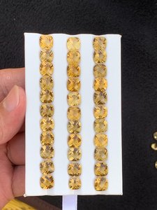 Natural Orange <b>Citrine</b> Cushion Cut Gemstone 2.00Ct Clean Clarity Loose Stone Rajasthan Zubeda Gems for Jewelry Making Wholesale - Product Image 1