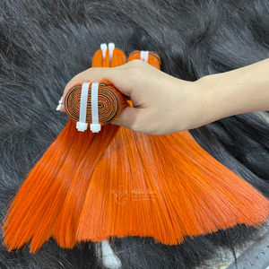 Peluca de encaje HD vietnamita virgen de larga duración a la moda, extensiones de cabello Remy recto de hueso de Color Natural, sin caída de calidad Premium - Product Image 2