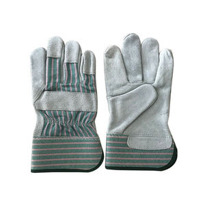 Gants de soudage en cuir de vachette avec coutures en Kevlar, protection anti-chaleur, doublure entièrement en coton - Longueurs 12'', 14'', 16'' - Product Image 5