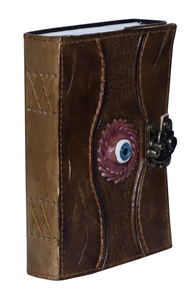 Diario de Cuero Clásico Vintage Hocus Pocus, Libro de Hechizos del Ojo Turco, Decoración Artesanal Religiosa de Halloween para Brujería, Aleación - Product Image 5