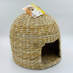 Casa Tejida para Mascotas Pequeñas, Nido para Hámster o Cobaya, Juguete para Masticar, Escondite, Mueble de Fibra para Interiores - Product Image 1