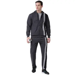 Hot Bán Chạy Đào Tạo Thể Thao Sweatsuit Nhanh Khô Polyester Spandex Người Đàn Ông Mỏng Phù Hợp Với Tracksuit Tùy Chỉnh Theo Dõi Phù Hợp Với