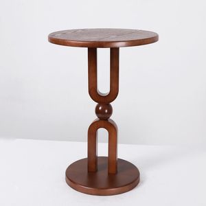 Mesa Auxiliar de Madera Estilo Rústico para el Hogar, Mueble Decorativo con Textura Natural, Construcción Duradera para una Decoración Interior Acogedora - Product Image 5
